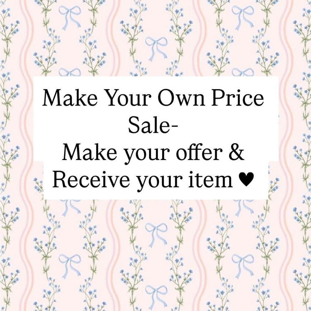 NAME YOUR PRICE SALE
